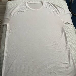 lululemon athletica off white Short Sleeve Tee